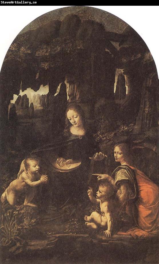 LEONARDO da Vinci Virgin of the Rocks